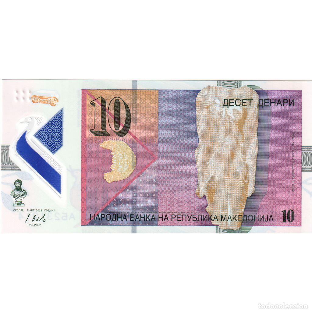 Billetes extranjeros: [#1295004] Macedonia, 10 Denari, UNC - Foto 1