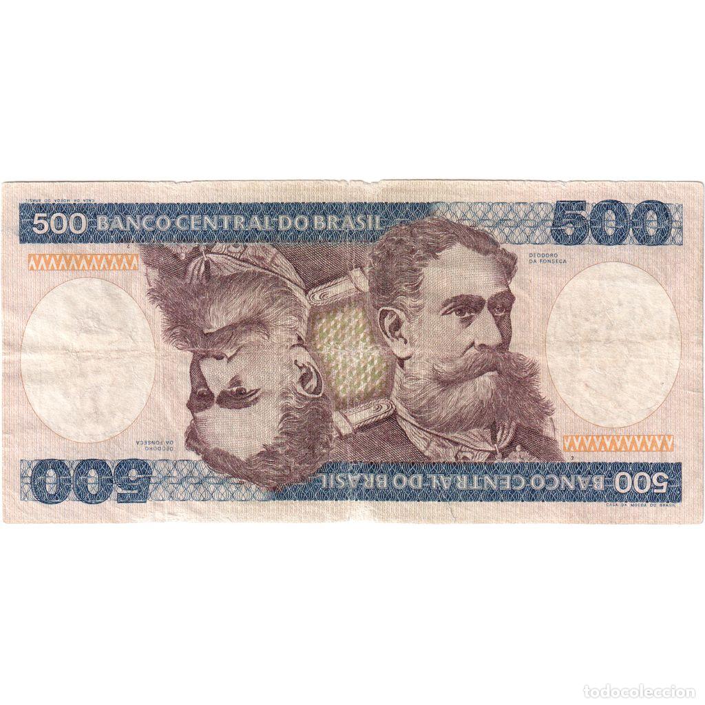 Banconote internazionali: [#1295024] Brasil, 500 Cruzeiros, MBC