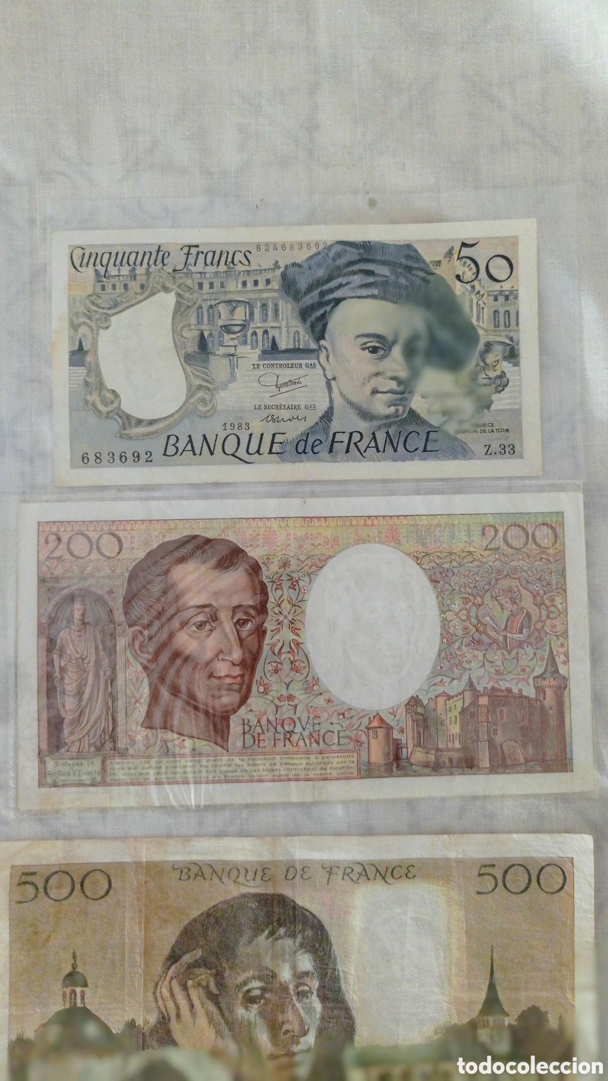 Billetes extranjeros: Lote de Billetes Francia - Foto 7