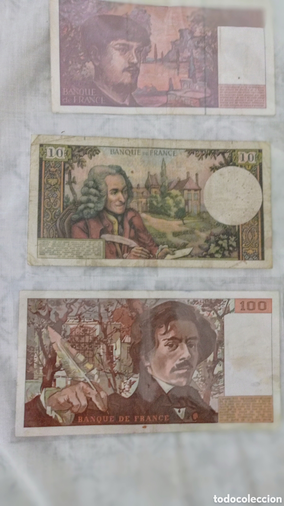 Billetes extranjeros: Lote de Billetes Francia - Foto 8