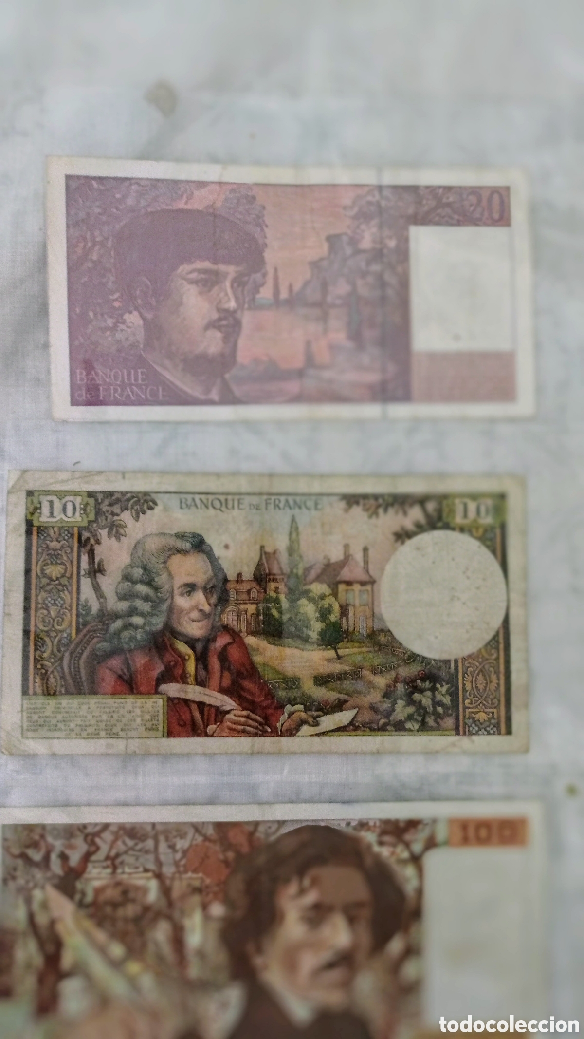 Billetes extranjeros: Lote de Billetes Francia - Foto 9