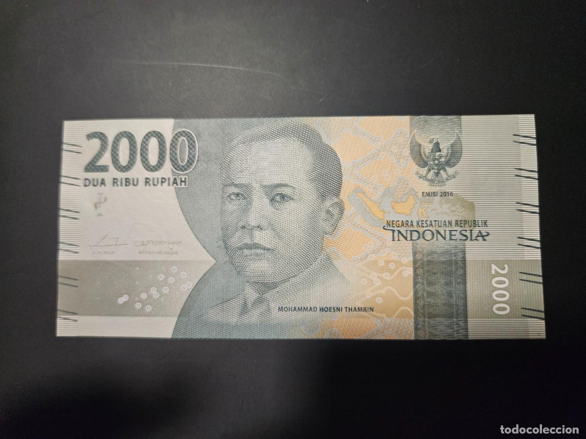 Billetes extranjeros: INDONESIA 2000 RUPIAS 2016 S/C P=155 - Foto 1