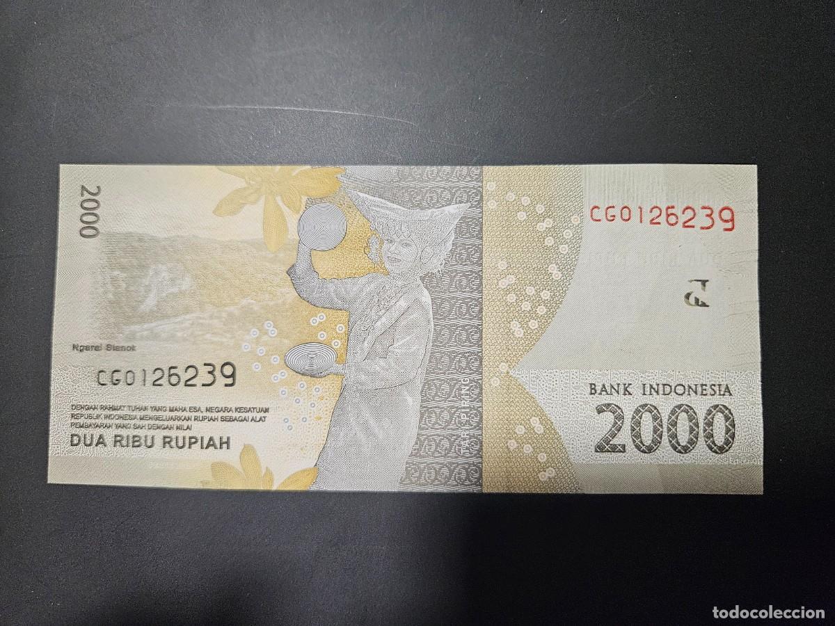 Billetes extranjeros: INDONESIA 2000 RUPIAS 2016 S/C P=155 - Foto 2