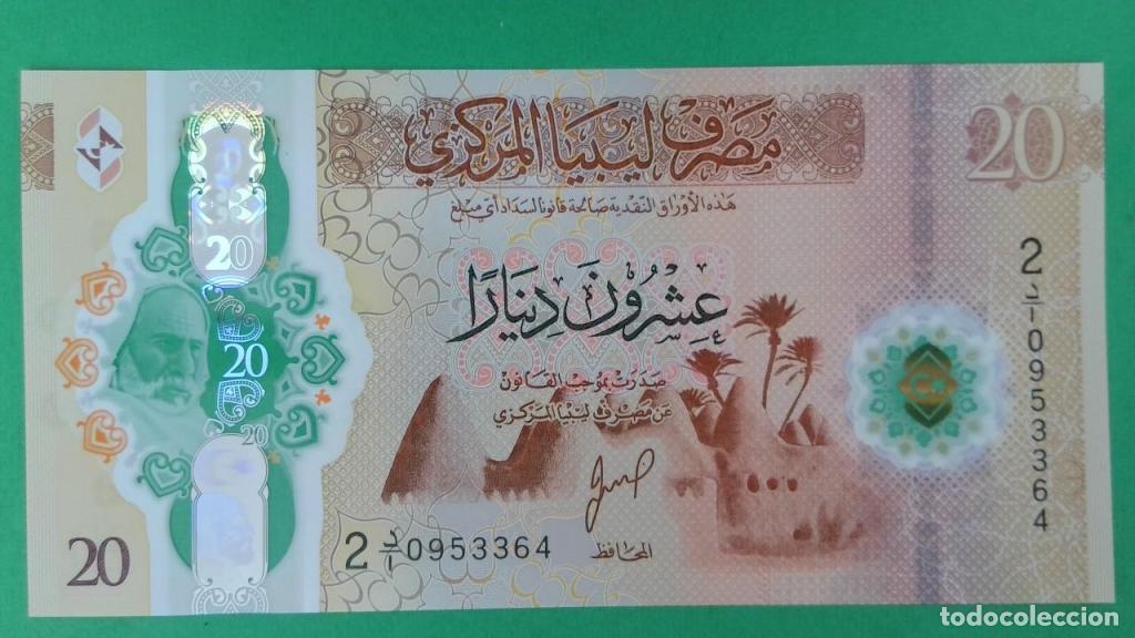 Billetes extranjeros: Libia, 20 Dinars ND (2025) - 87 - (SC / UNC) [2D/A0953364] - Foto 1