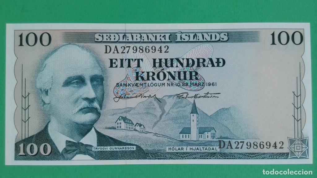 Billets internationaux: Islandia, 100 Kr&oacute;nur L. - 44a - (SC / UNC) [DA27986942]