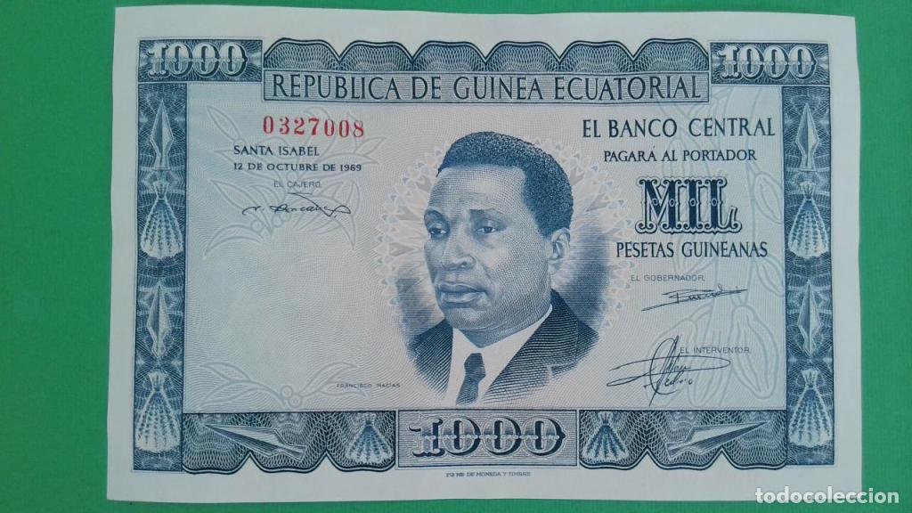 Billets internationaux: Guinea Ecuatorial, 1.000 Pesetas Guineanas 1969 - P3 - (SC / UNC) [0327008]