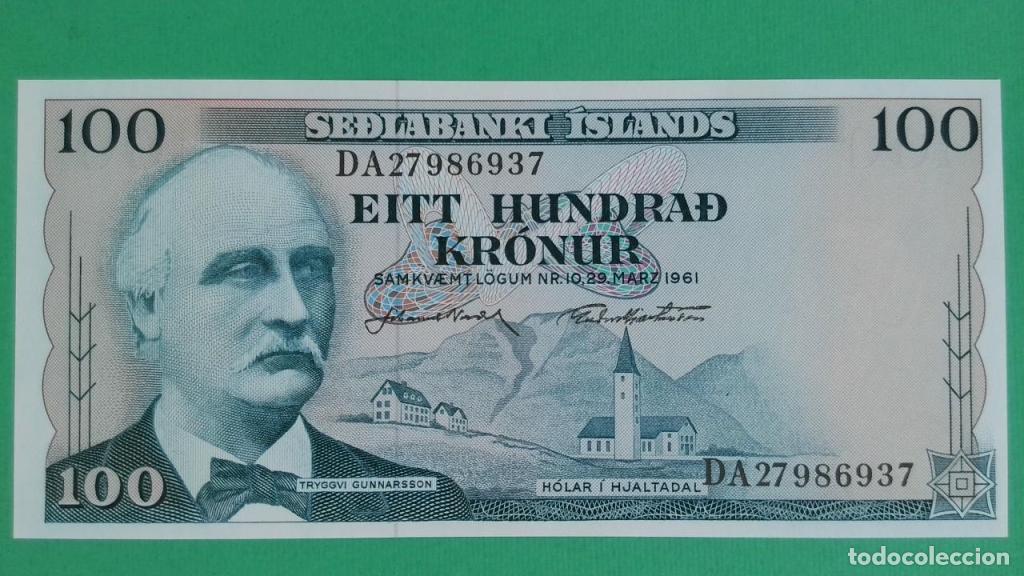 Notas Internacionais: Islandia, 100 Kr&oacute;nur L. - 44a - (SC / UNC) [DA27986937]