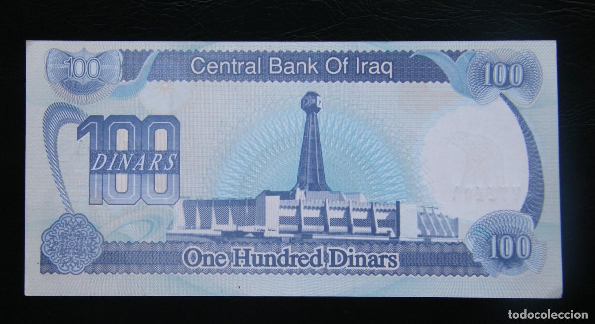 Billetes extranjeros: IRAK BILLETE DE 100 DINARS 1994 NUEVO - Foto 2