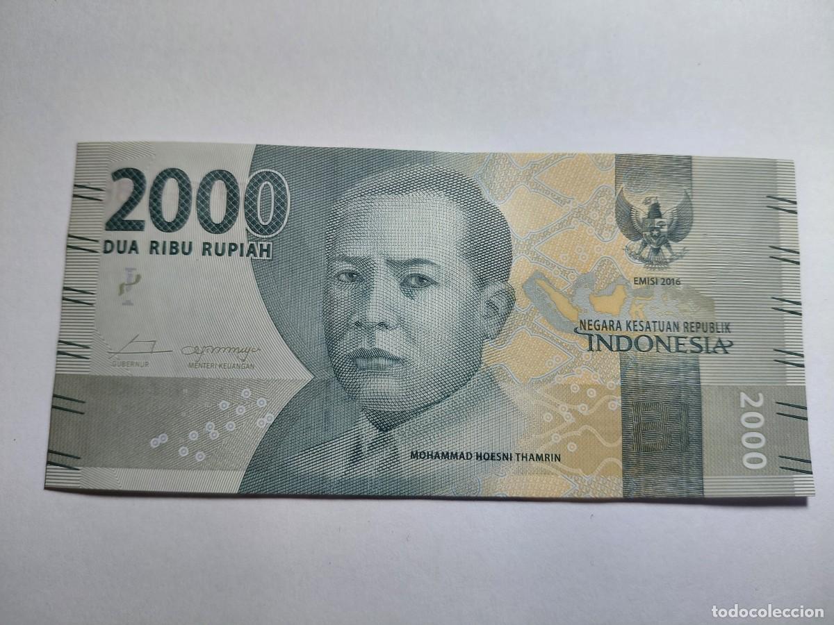 Billetes extranjeros: INDONESIA - 2000 RUPIAS 2016 P155 - Foto 1