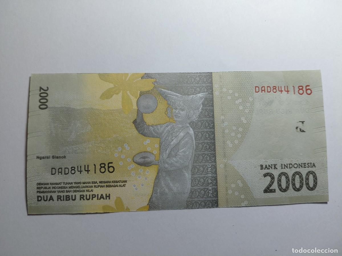 Billetes extranjeros: INDONESIA - 2000 RUPIAS 2016 P155 - Foto 2
