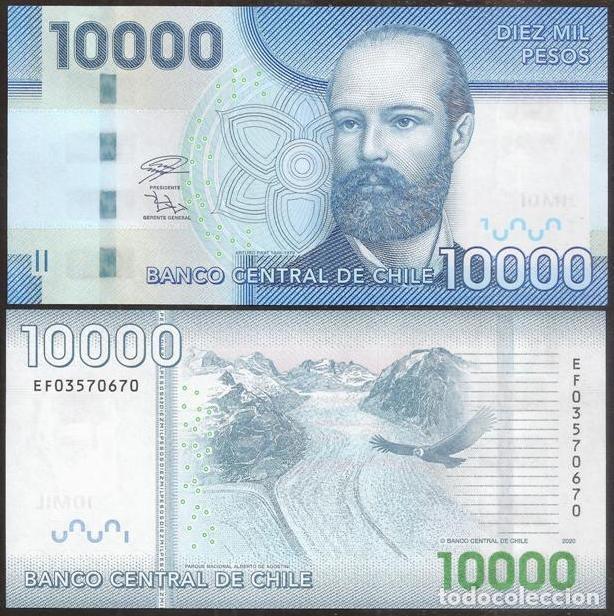Internationale Banknoten: CHILE. 10000 pesos 2020. S/C. Fauna, condor andino.