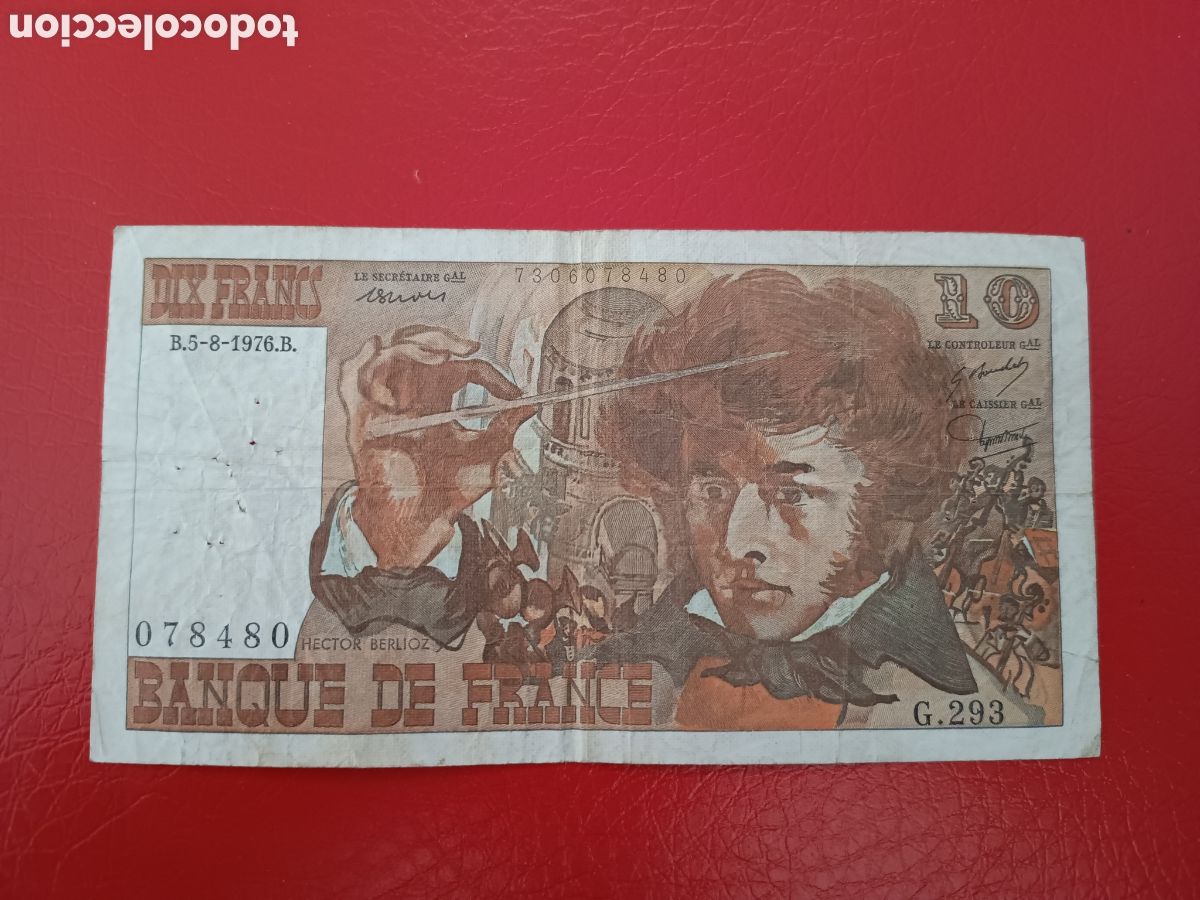 Banconote internazionali: FRANCIA - 10 FRANCOS 1976 PICK 150