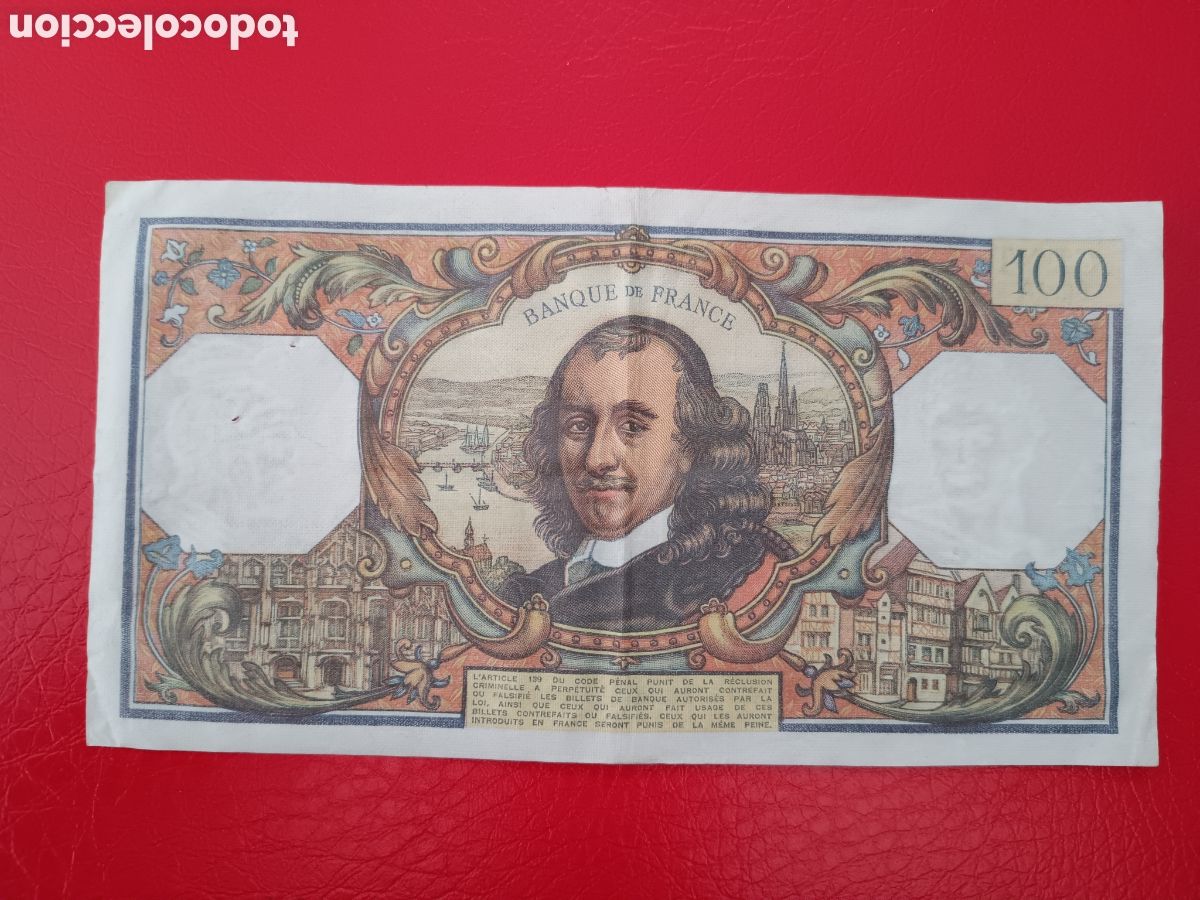 Billetes extranjeros: FRANCIA - 100 FRANCOS 1976 PICK 149 - Foto 2