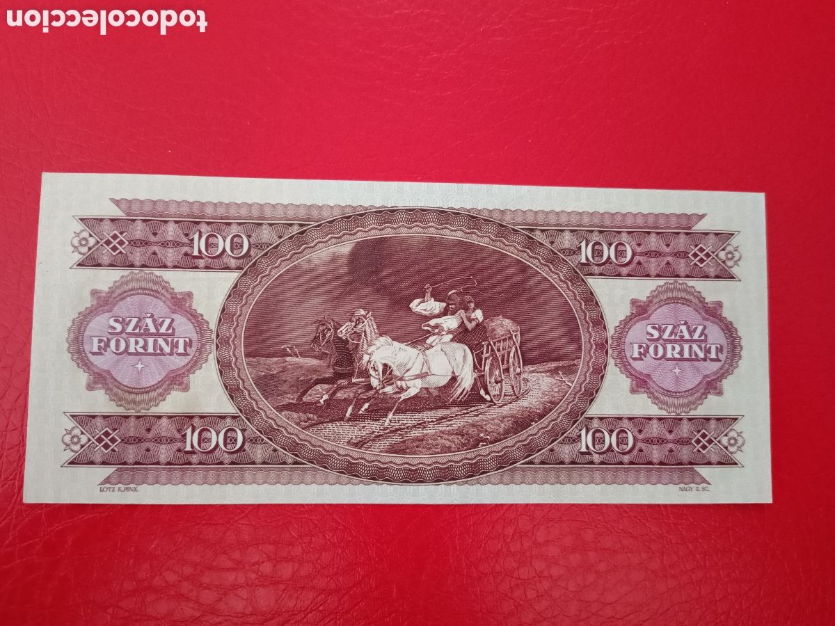 Billetes extranjeros: HUNGR&Iacute;A - 100 FLORINES 1992 - SC - Foto 2