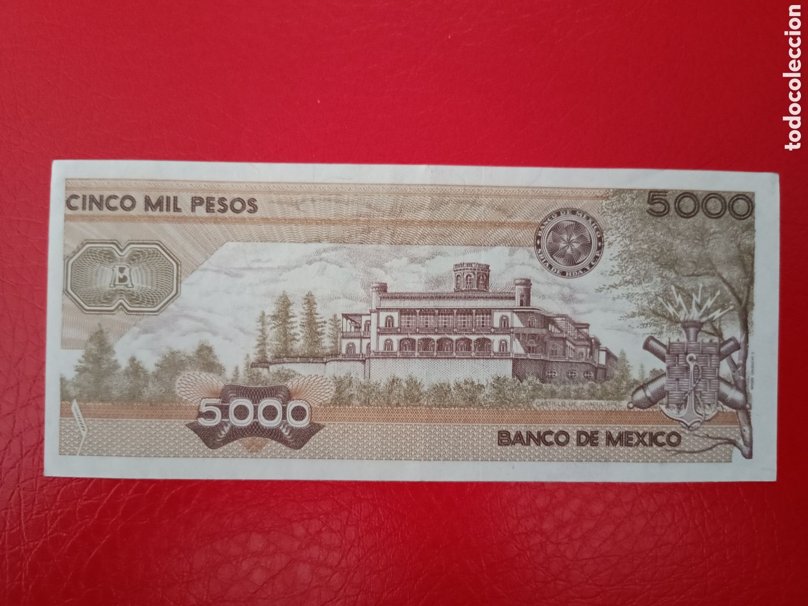 Billetes extranjeros: MEXICO - 5000 PESOS 1987 - Foto 2