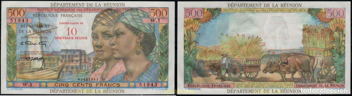 Notas Internacionais: 9207 REUNION 1971 REUNION 10 FRANCS 1971