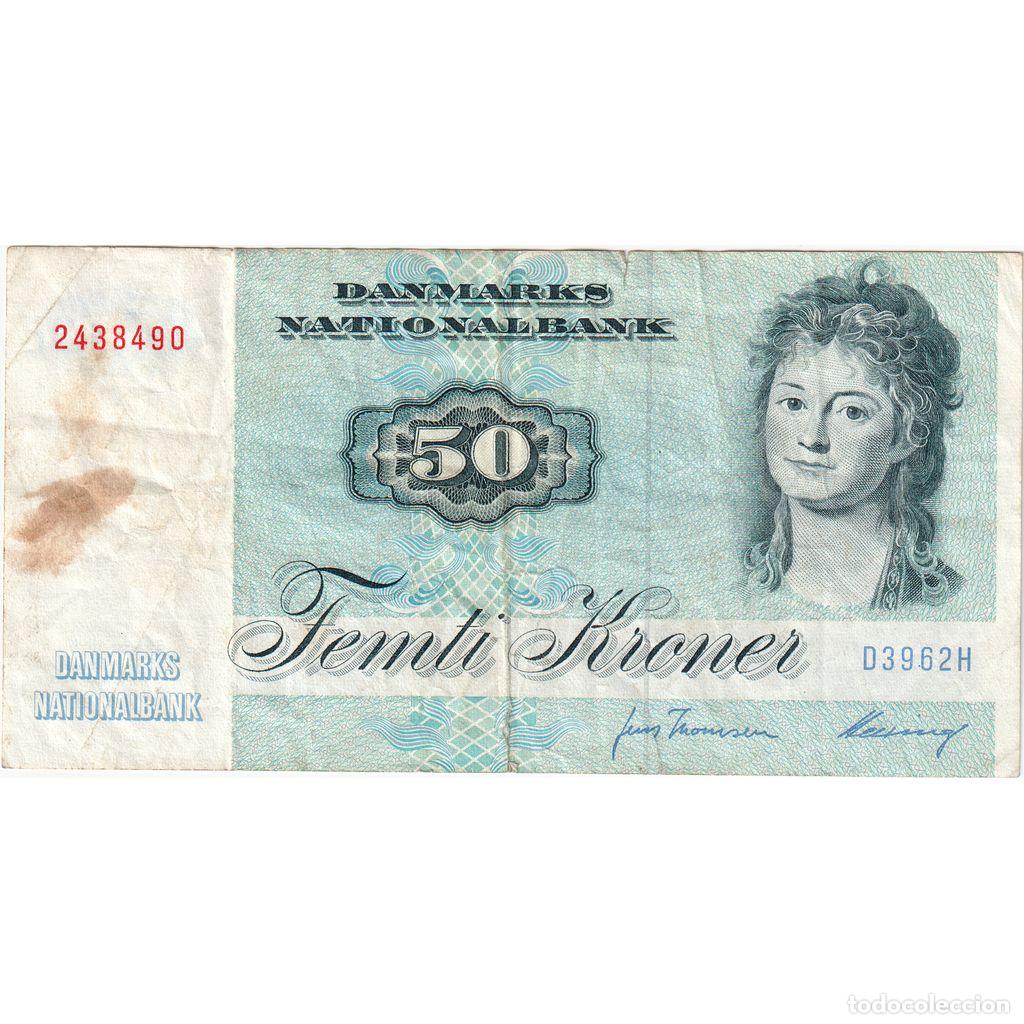 Banconote internazionali: [#1295858] Dinamarca, 50 Kroner, 1972-1979, 1972, KM:50a, MBC