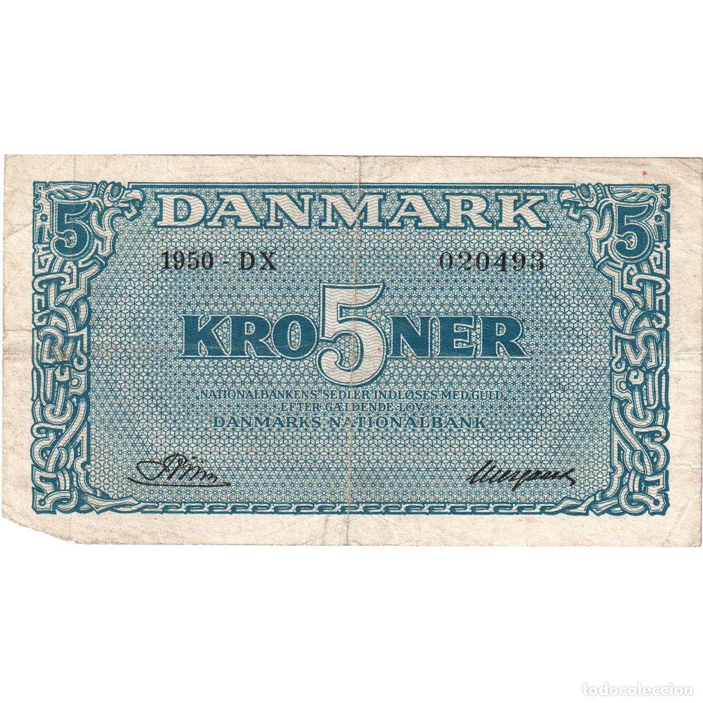 Billetes extranjeros: [#1295859] Dinamarca, 5 Kroner, BC+ - Foto 1