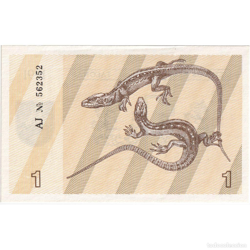 Billetes extranjeros: [#232790] Lituania, 1 (Talonas), SC - Foto 2