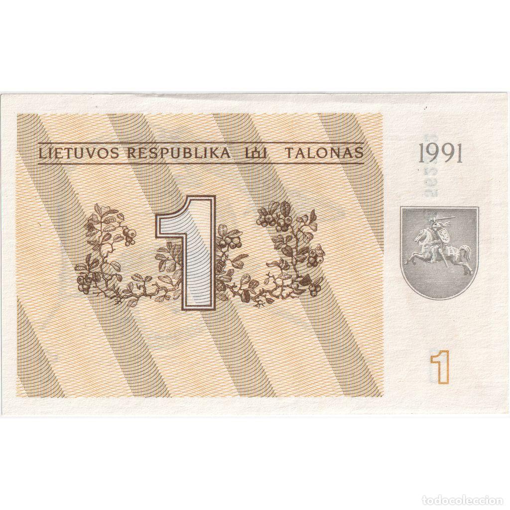 Billetes extranjeros: [#232790] Lituania, 1 (Talonas), SC - Foto 1