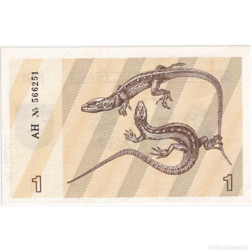 Billetes extranjeros: [#232789] Lituania, 1 (Talonas), SC - Foto 2