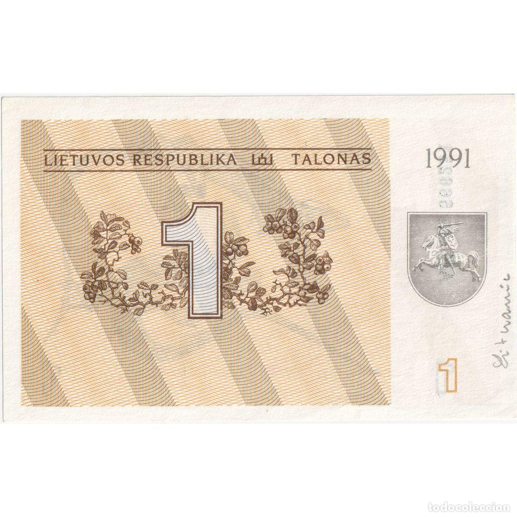 Billetes extranjeros: [#232789] Lituania, 1 (Talonas), SC - Foto 1