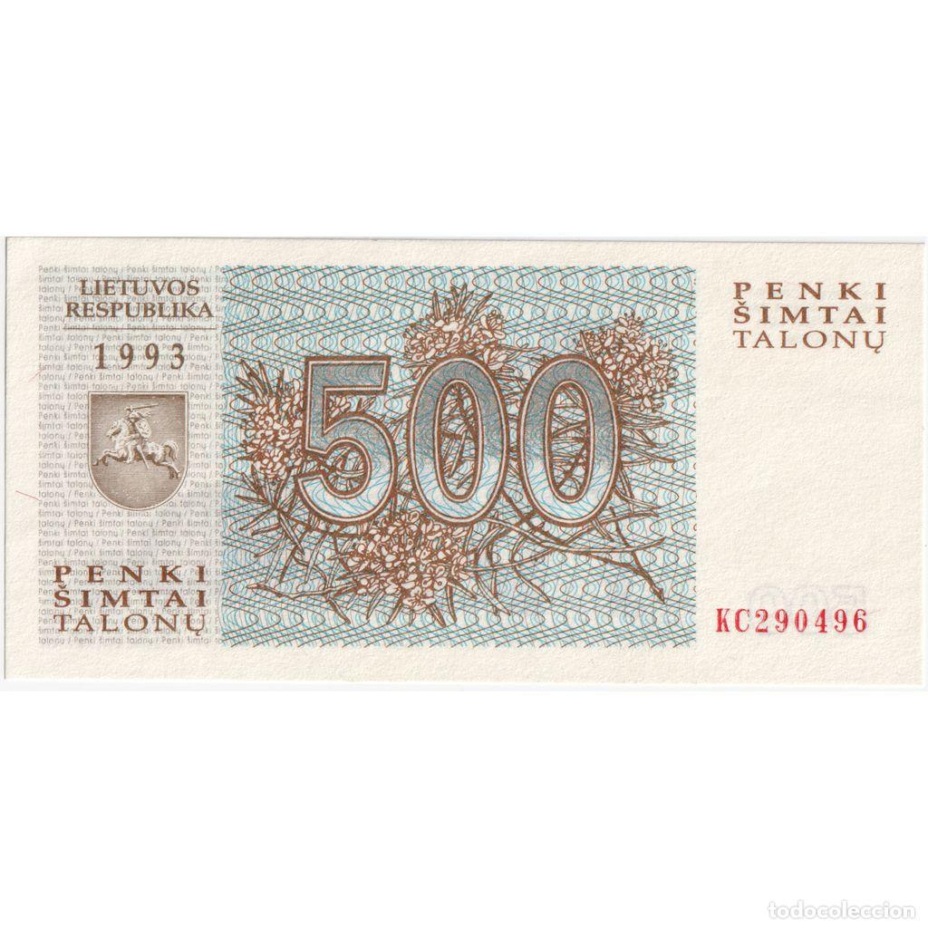Billetes extranjeros: [#232792] Lituania, 500 Talonu, UNC - Foto 1