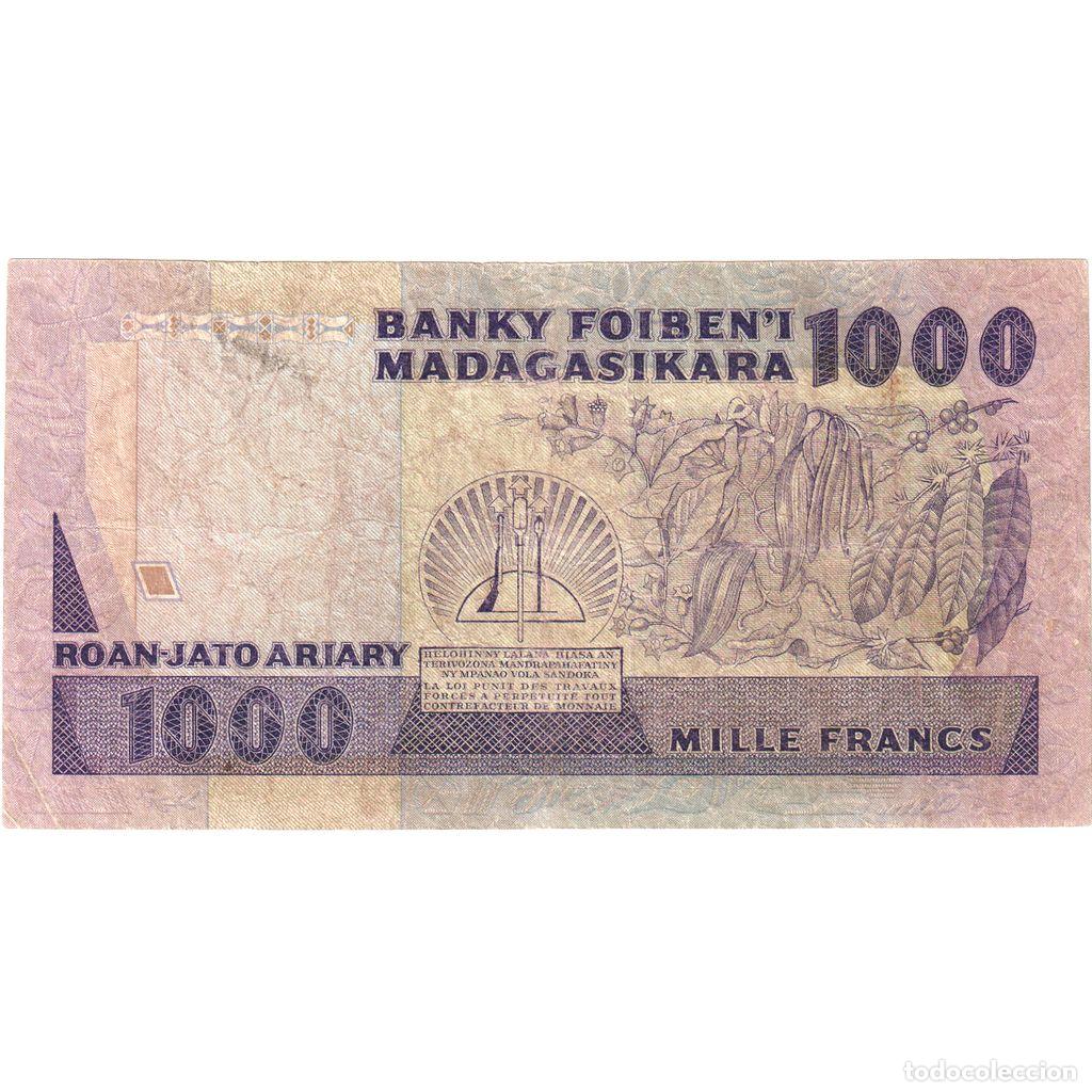 Billetes extranjeros: [#1295967] Madagascar, 1000 Francs, BC - Foto 2