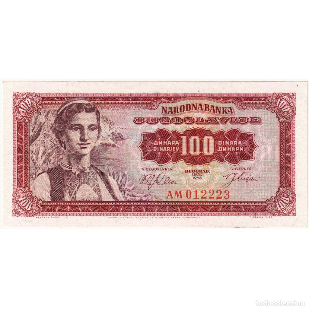 Banconote internazionali: [#1295974] Yugoslavia, 100 Dinara, 1963-05-01, UNC