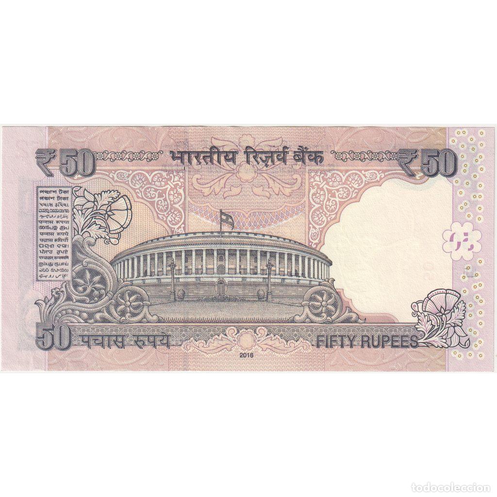 Billetes extranjeros: [#1295977] India, 50 Rupees, UNC - Foto 2