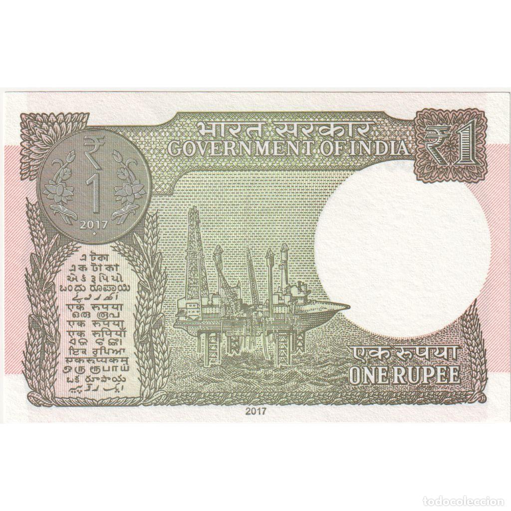 Billetes extranjeros: [#1295978] India, 1 Rupee, UNC - Foto 2