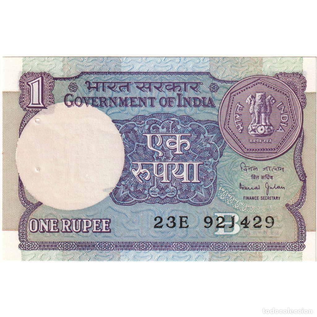 Billetes extranjeros: [#1295988] India, 1 Rupee, UNC - Foto 1