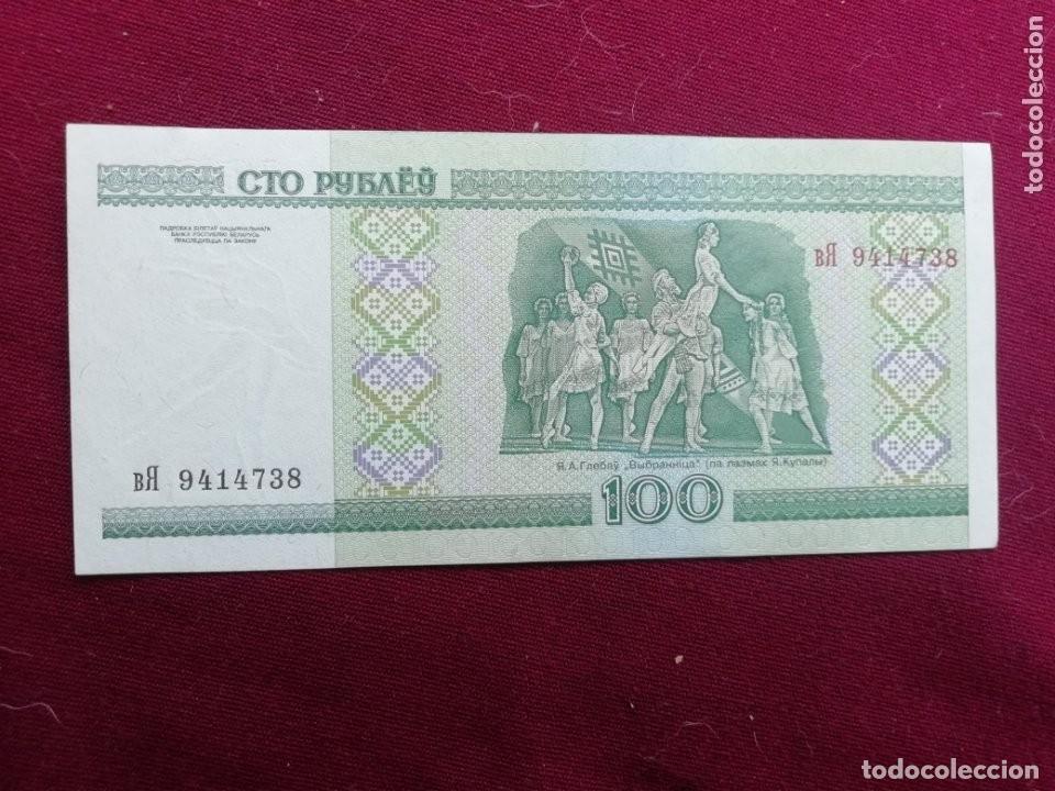 Billetes extranjeros: BIELORRUSIA 100 RUBLOS 2000 SC - Foto 1