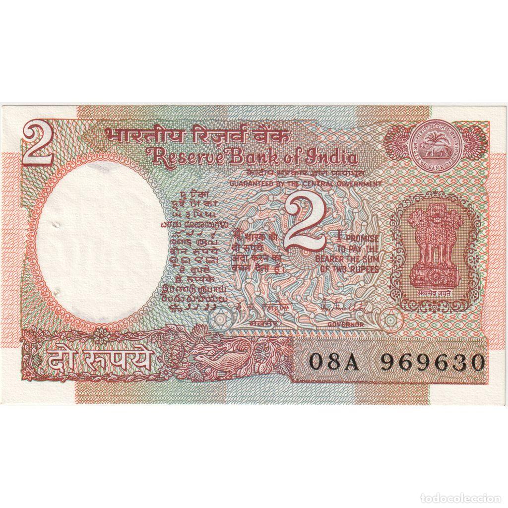 Billetes extranjeros: [#1296040] India, 2 Rupees, SC - Foto 1