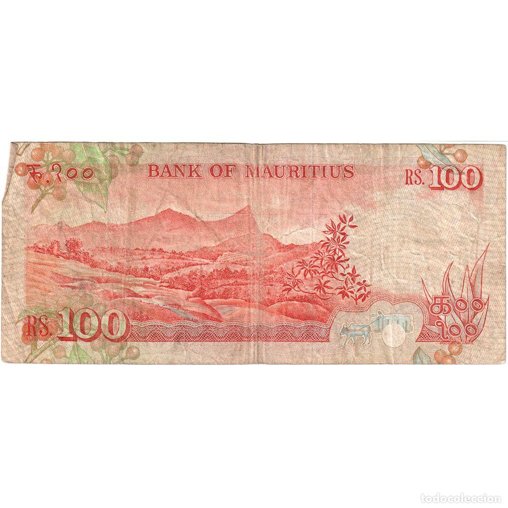 Billetes extranjeros: [#1292626] Mauricio, 100 Rupees, BC - Foto 2