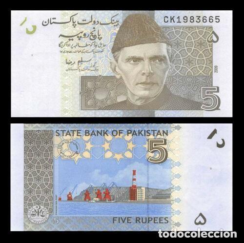 International Banknotes: PAKISTAN - 5 RUPIAS DE 2009 - SIN CIRCULAR