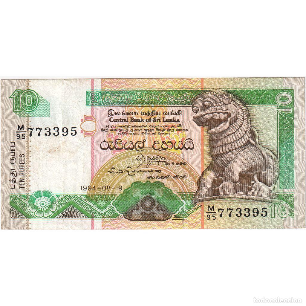 Billets internationaux: [#1296135] Sri Lanka, 10 Rupees, 1994-08-19, MBC