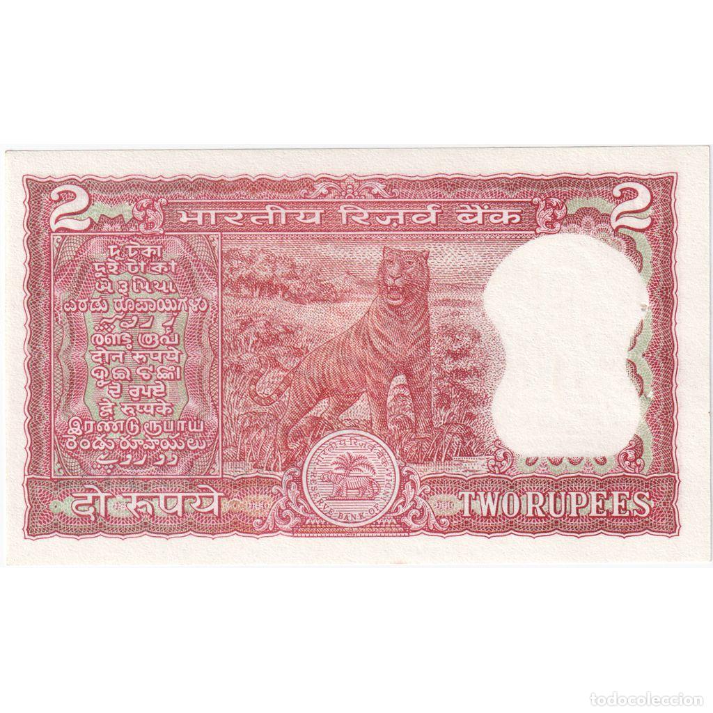Billetes extranjeros: [#1296190] India, 2 Rupees, UNC - Foto 2