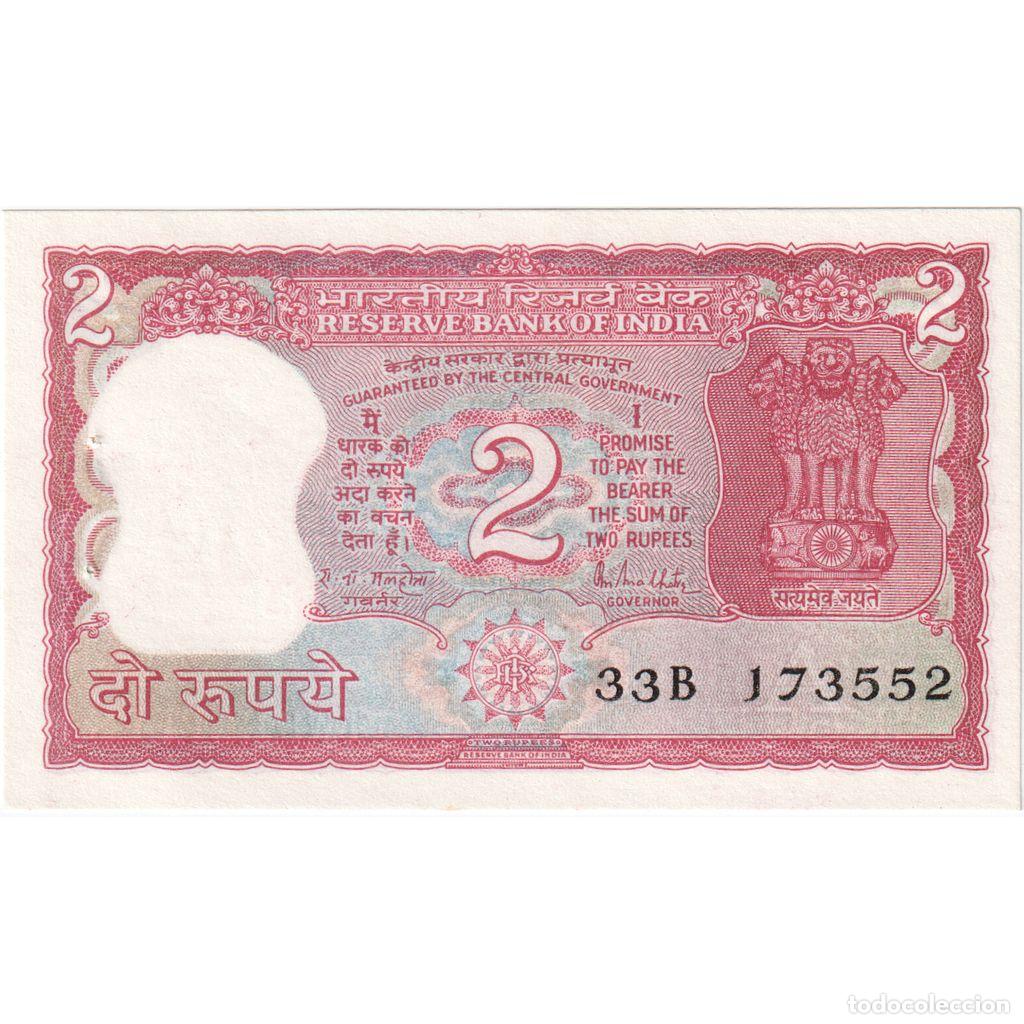Billetes extranjeros: [#1296190] India, 2 Rupees, UNC - Foto 1