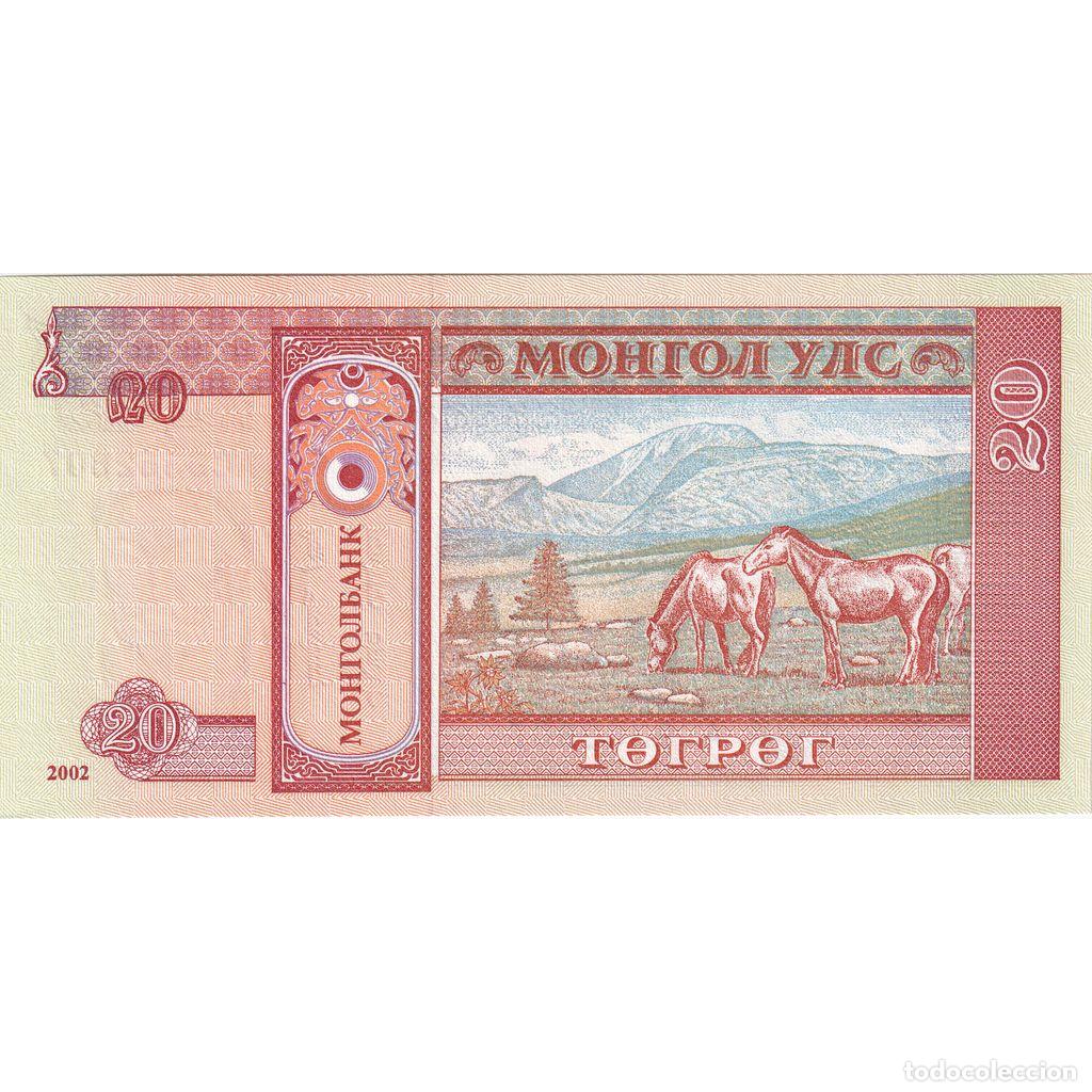 Billetes extranjeros: [#1296195] Mongolia, 20 Tugrik, UNC - Foto 2