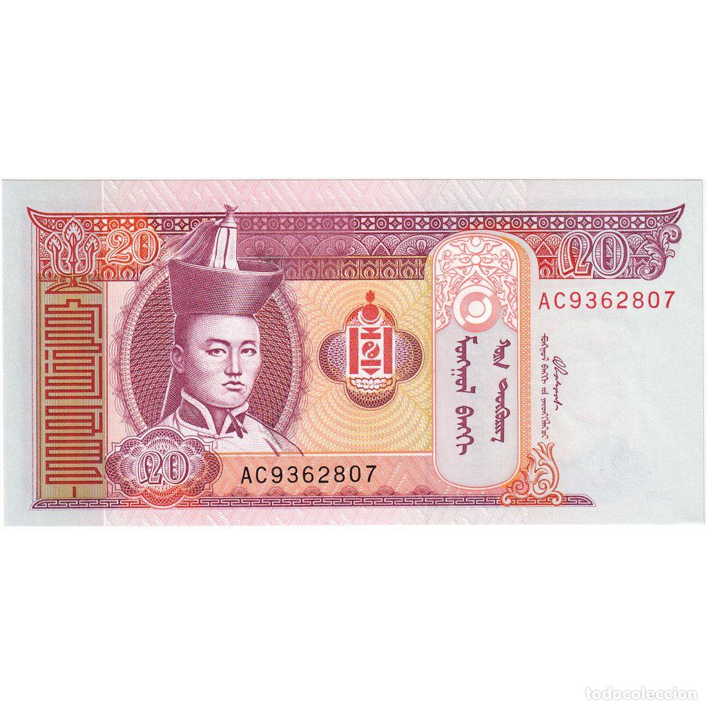 Billetes extranjeros: [#1296195] Mongolia, 20 Tugrik, UNC - Foto 1