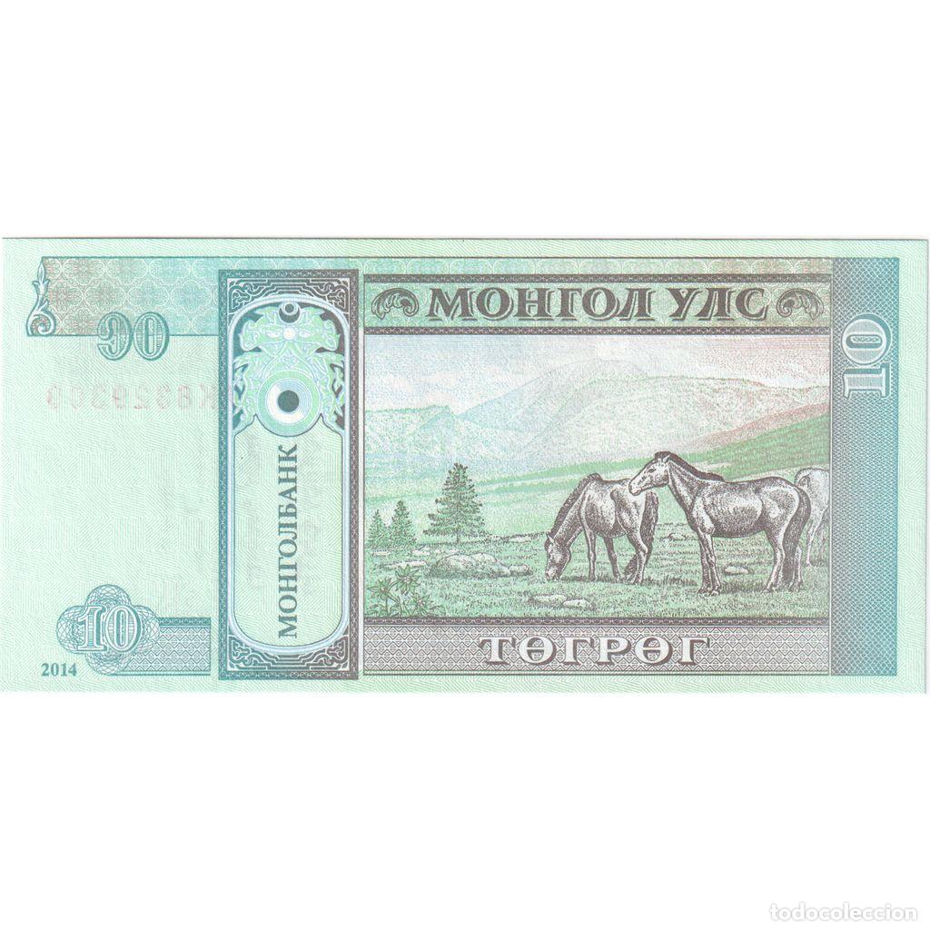 Billetes extranjeros: [#1296198] Mongolia, 10 Tugrik, 2014, UNC - Foto 2