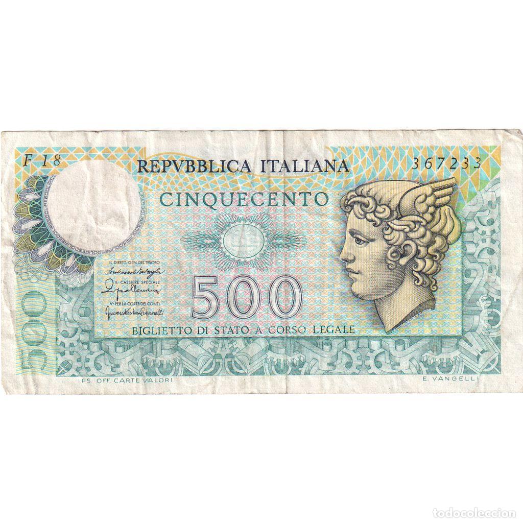 Billetes extranjeros: [#232811] Italia, 500 Lire, 1976-12-20, BC