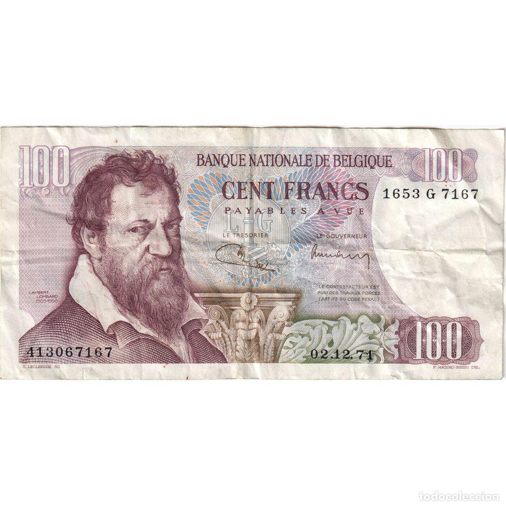 Billets internationaux: [#1296312] B&eacute;lgica, 100 Francs, 1971-12-02, BC
