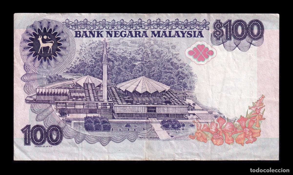 Billetes extranjeros: Malasia 100 Ringgit Abdul Rahman 1989 Pick 32b Mbc Vf - Foto 2