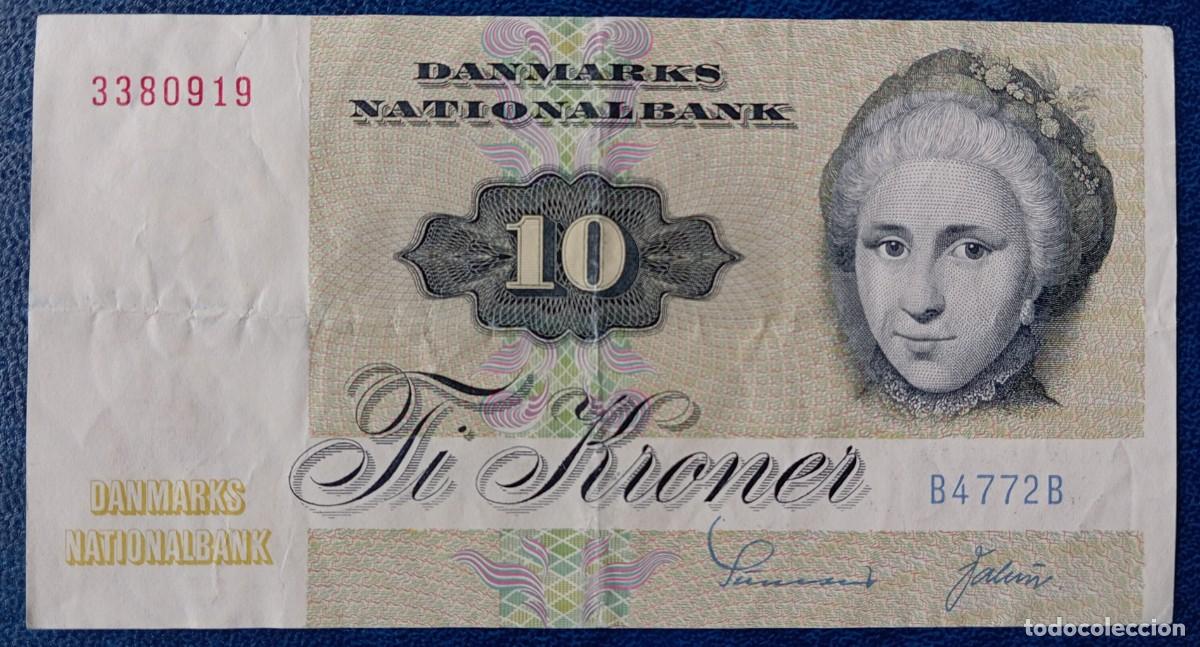 Billetes extranjeros: Dinamarca 10 coronas 1972 pick 48 (MBC) - Foto 1