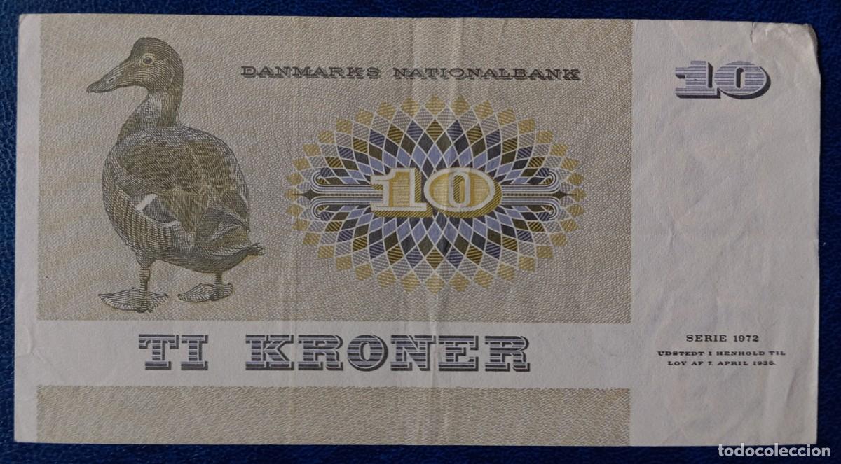 Billetes extranjeros: Dinamarca 10 coronas 1972 pick 48 (BC+) - Foto 2