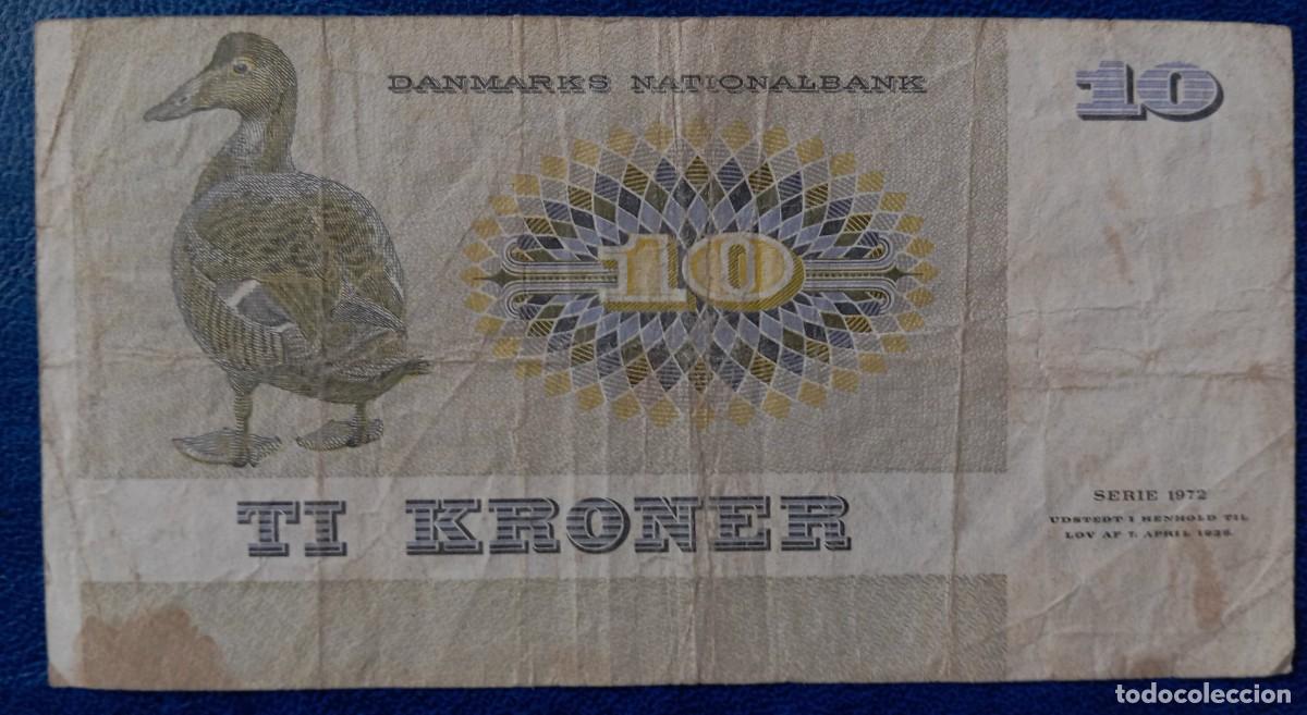 Billetes extranjeros: Dinamarca 10 coronas 1972 pick 48 (BC+) - Foto 2