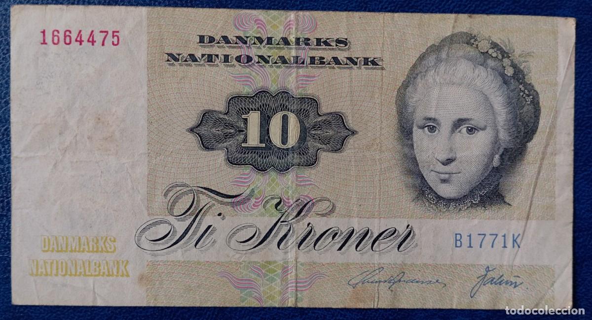 Billetes extranjeros: Dinamarca 10 coronas 1972 pick 48 (MBC-) - Foto 1