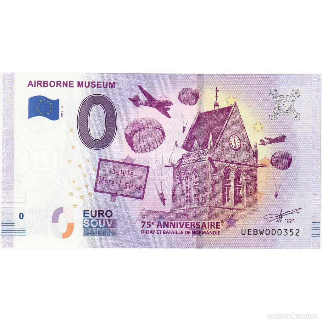 Billets internationaux: [#249549] Francia, Euro, UEBW000352, EURO SOUVENIR AIRBORNE MUSEUM, UNC